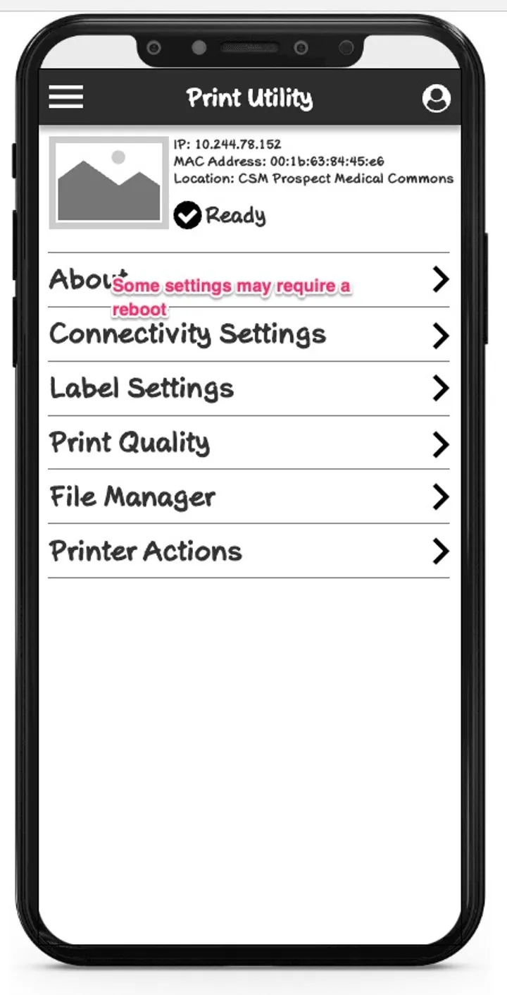 Home — live status and every setting in one place